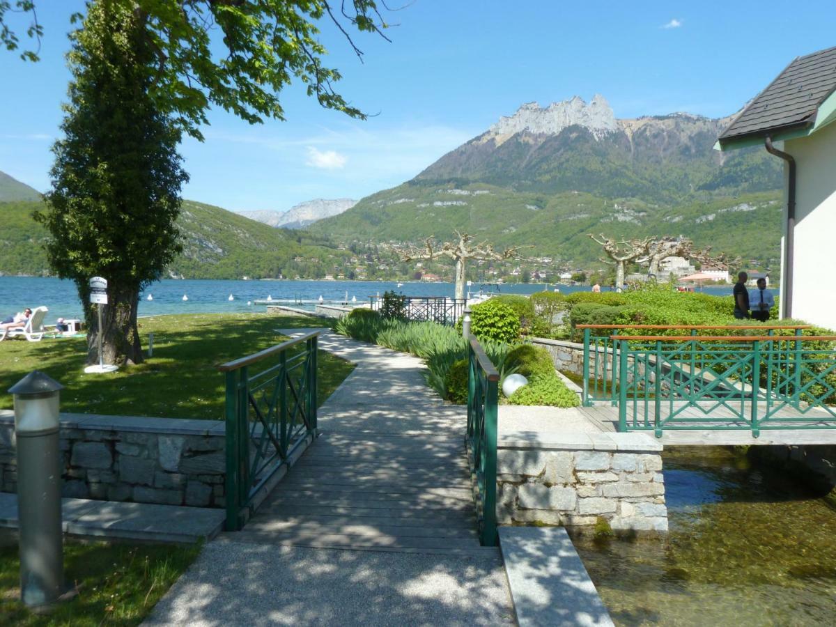 La Baie Des Voiles ,Vue Lac D'Annecy ,Plage Privee Duingt Luaran gambar