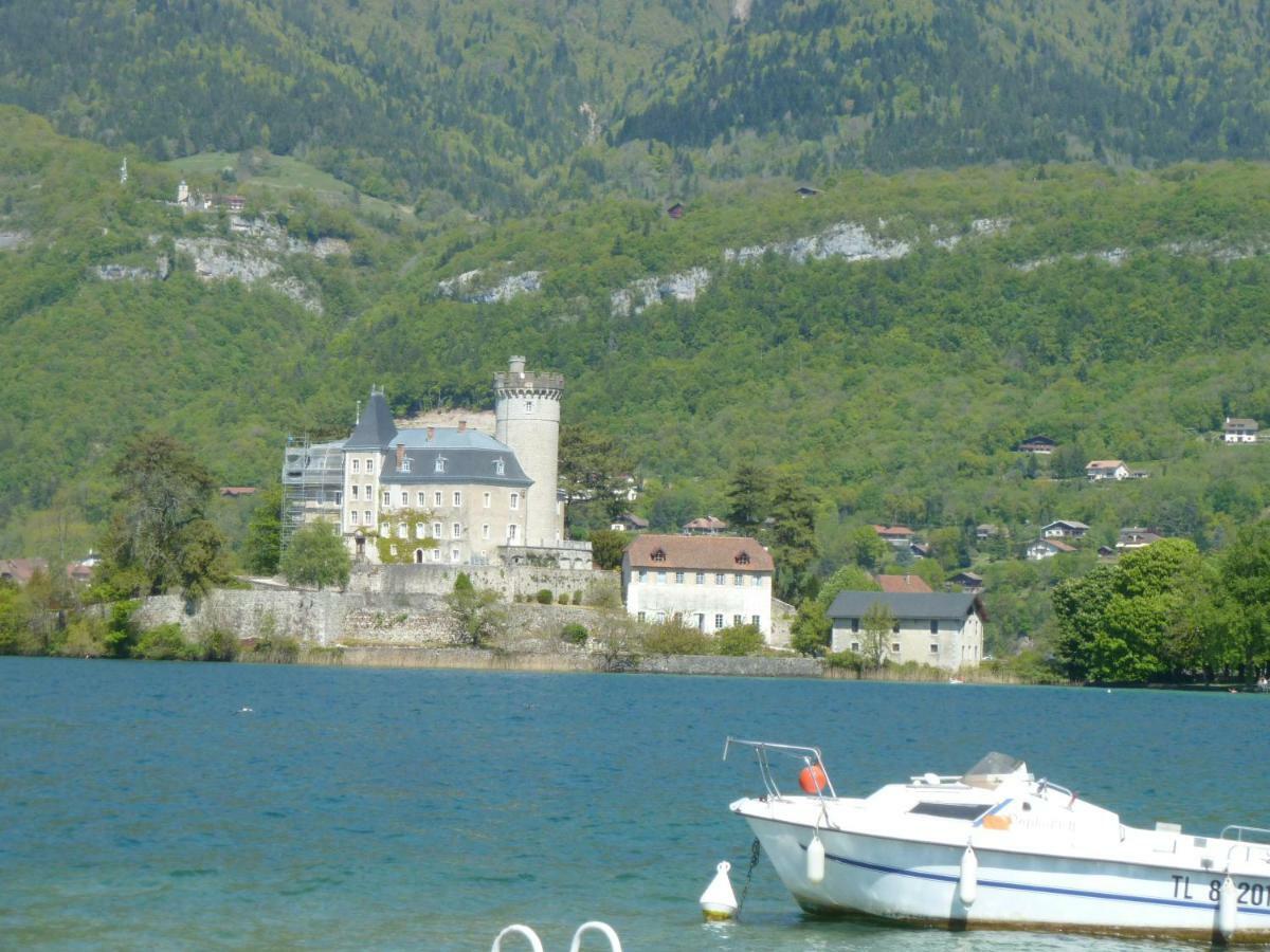 La Baie Des Voiles ,Vue Lac D'Annecy ,Plage Privee Duingt Luaran gambar