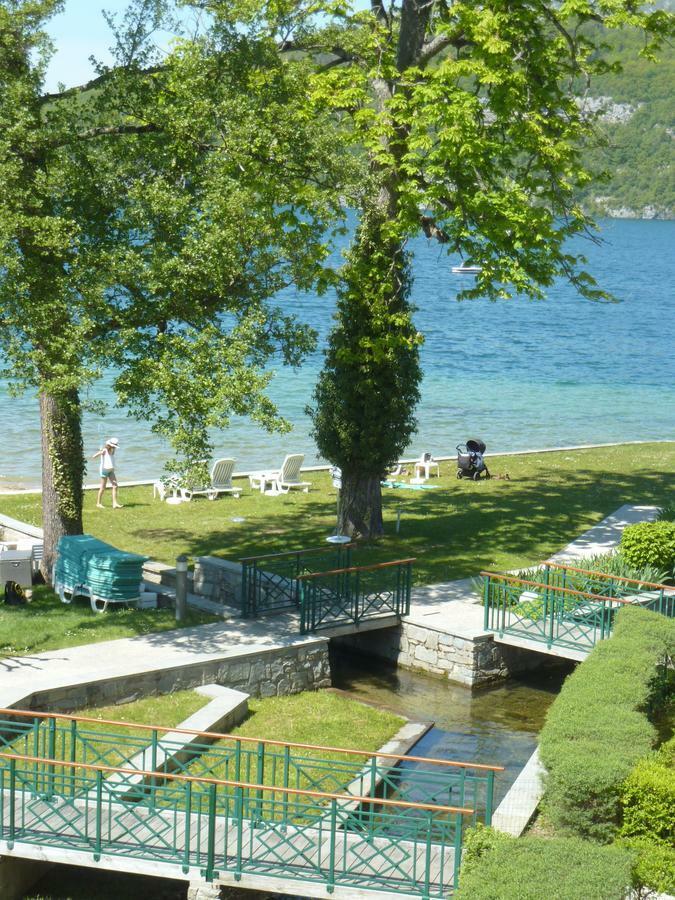 La Baie Des Voiles ,Vue Lac D'Annecy ,Plage Privee Duingt Luaran gambar