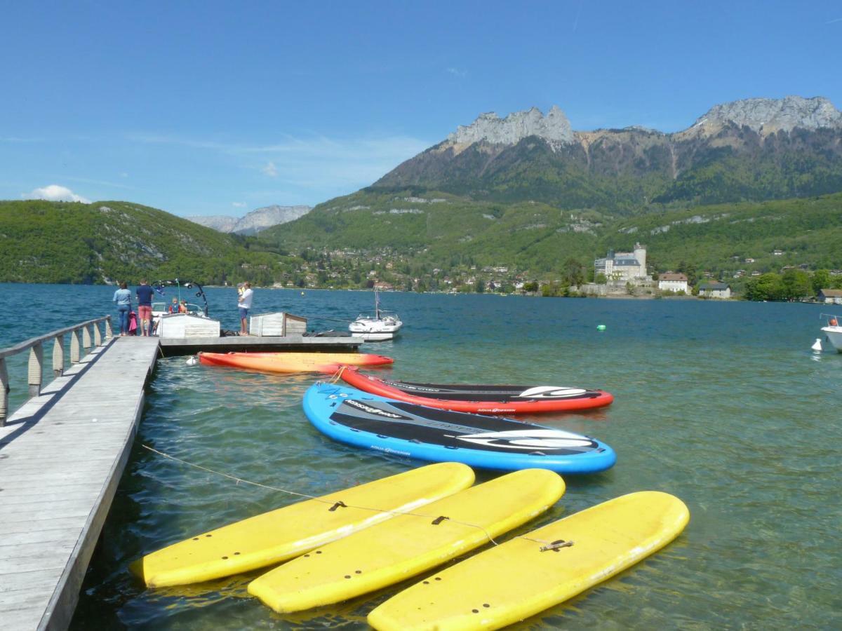 La Baie Des Voiles ,Vue Lac D'Annecy ,Plage Privee Duingt Luaran gambar