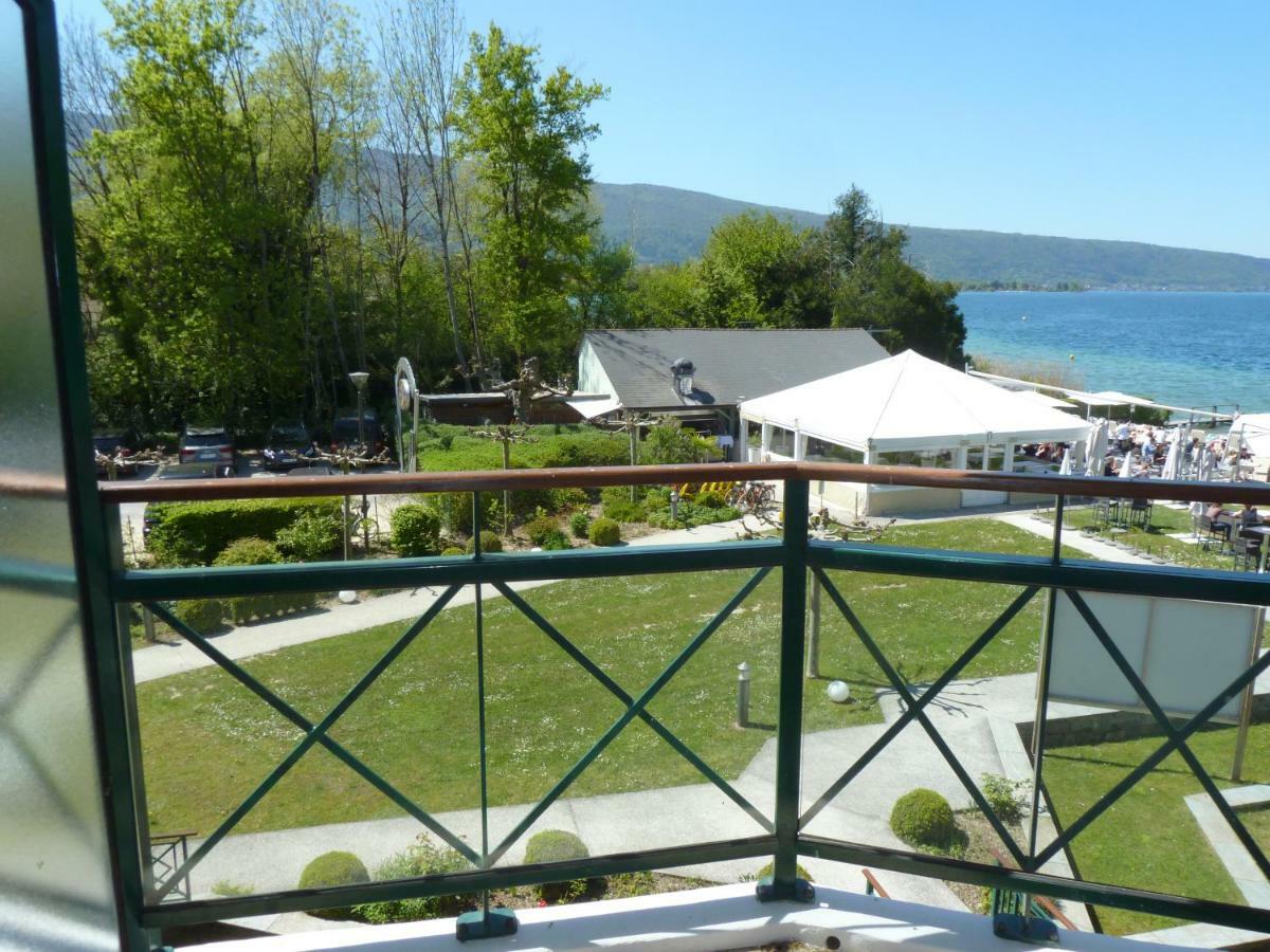 La Baie Des Voiles ,Vue Lac D'Annecy ,Plage Privee Duingt Luaran gambar
