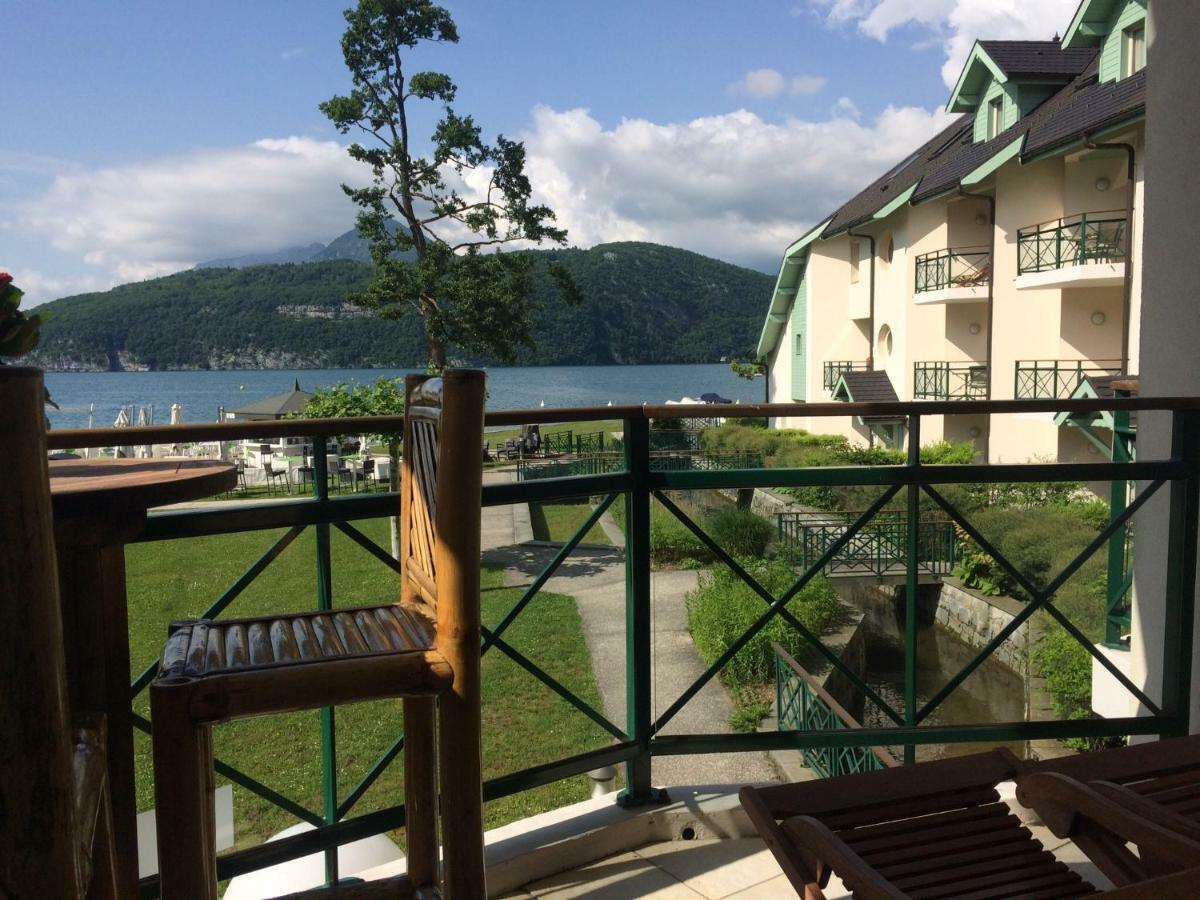 La Baie Des Voiles ,Vue Lac D'Annecy ,Plage Privee Duingt Luaran gambar